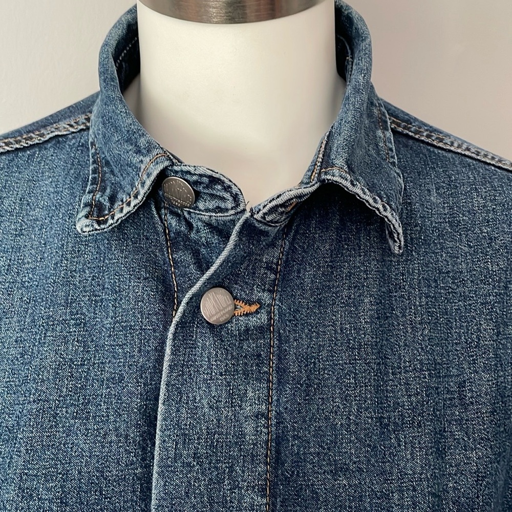 Gap Workforce Denim Trench Jacket - image 3